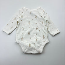 Load image into Gallery viewer, Unisex Peter Rabbit, stretchy long sleeve bodysuit / romper, EUC, size 000,