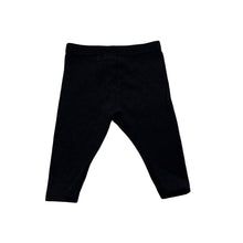 Load image into Gallery viewer, Unisex Target, black stretchy organic cotton blend leggings, EUC, size 000,