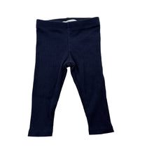 Load image into Gallery viewer, Unisex Country Road, navy ribbed leggings / bottoms, EUC, size 000,