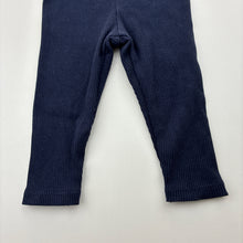 Load image into Gallery viewer, Unisex Country Road, navy ribbed leggings / bottoms, EUC, size 000,