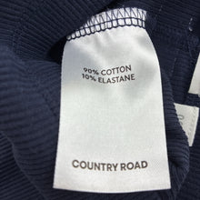Load image into Gallery viewer, Unisex Country Road, navy ribbed leggings / bottoms, EUC, size 000,