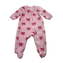 Load image into Gallery viewer, Girls Anko, soft fleece zip coverall / romper, EUC, size 000,