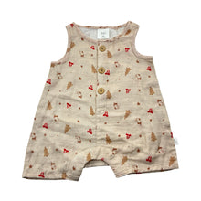 Load image into Gallery viewer, Unisex Bilbi, lightweight cotton Christmas romper, EUC, size 000,