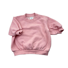 Load image into Gallery viewer, Girls Baby Berry, pink fleece line sweater / jumper, EUC, size 000,