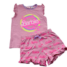 Load image into Gallery viewer, Girls Cotton On, Barbie pyjama top &amp; shorts, FUC, size 6,