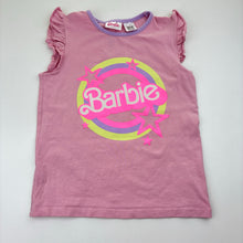 Load image into Gallery viewer, Girls Cotton On, Barbie pyjama top &amp; shorts, FUC, size 6,