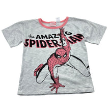 Load image into Gallery viewer, Unisex Cotton On, Marvel, spider-man, pyjama t-shirt, wash fade, FUC, size 4,