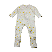 Load image into Gallery viewer, Unisex Anko, soft feel stretchy zip coverall / romper, chicks, EUC, size 000,