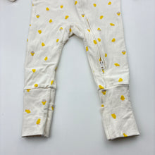 Load image into Gallery viewer, Unisex Anko, soft feel stretchy zip coverall / romper, chicks, EUC, size 000,