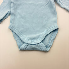 Load image into Gallery viewer, Unisex Baby Berry, blue cotton bodysuit / romper, GUC, size 000,