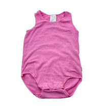 Load image into Gallery viewer, Girls Bonds, pink stretchy singletsuit romper, GUC, size 000,