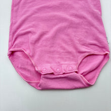 Load image into Gallery viewer, Girls Bonds, pink stretchy singletsuit romper, GUC, size 000,