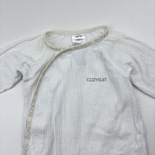 Load image into Gallery viewer, Unisex Bonds, stretchy Cozysuit coverall / romper, GUC, size 000,