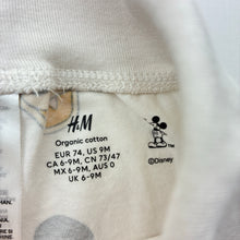 Load image into Gallery viewer, Unisex H&amp;M, Disney, organic cotton blend shorts, wash fade, FUC, size 0,