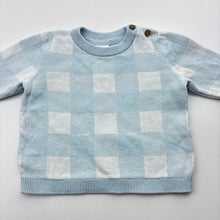 Load image into Gallery viewer, Unisex Dymples, knitted cotton sweater / jumper, GUC, size 000,