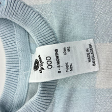 Load image into Gallery viewer, Unisex Dymples, knitted cotton sweater / jumper, GUC, size 000,