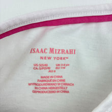 Load image into Gallery viewer, Girls ISAAC MIZRAHI, ruffle long sleeve top, heart, EUC, size 6,
