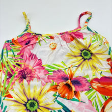 Load image into Gallery viewer, Girls Piping Hot, colourful floral viscose summer top, GUC, size 6,