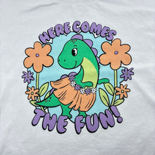 Load image into Gallery viewer, Girls Target, organic cotton t-shirt / top, dinosaur, GUC, size 5,