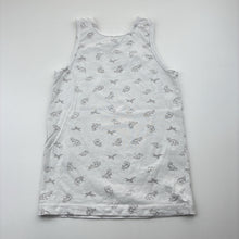Load image into Gallery viewer, Unisex Anko, stretchy singlet top, dinosaurs, GUC, size 6-8,