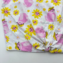 Load image into Gallery viewer, Girls Mango, cotton twist-front top, cats, EUC, size 3,
