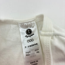 Load image into Gallery viewer, Girls Dymples, stretchy bodysuit / romper, strawberries, EUC, size 000,