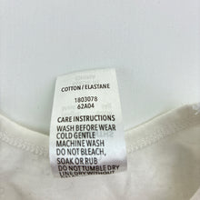 Load image into Gallery viewer, Girls Dymples, stretchy bodysuit / romper, strawberries, EUC, size 000,