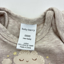 Load image into Gallery viewer, Unisex Baby Berry, soft cotton singletsuit romper, EUC, size 0000,