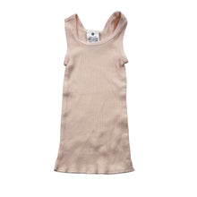Load image into Gallery viewer, Girls Target, pink ribbed organic cotton singlet top, EUC, size 0000,