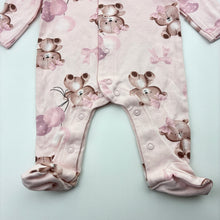 Load image into Gallery viewer, Girls Baby Baby, cotton coverall / romper, teddy bears, EUC, size 0000,