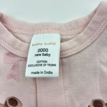 Load image into Gallery viewer, Girls Baby Baby, cotton coverall / romper, teddy bears, EUC, size 0000,