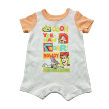 Load image into Gallery viewer, Unisex Disney, Toy Story, soft cotton romper, EUC, size 0000,