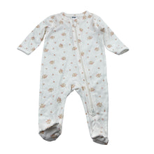 Load image into Gallery viewer, Girls Anko, soft cotton floral zip coverall / romper, EUC, size 0000,