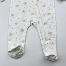 Load image into Gallery viewer, Girls Anko, soft cotton floral zip coverall / romper, EUC, size 0000,