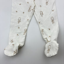 Load image into Gallery viewer, Unisex Beatrix Potter, Peter Rabbit, stretchy footed leggings / bottoms, EUC, size 000,
