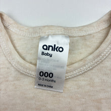 Load image into Gallery viewer, Unisex Anko, soft cotton bodysuit / romper, EUC, size 000,