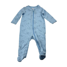 Load image into Gallery viewer, Unisex Anko, cotton zip coverall / romper, dogs, EUC, size 000,