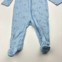 Load image into Gallery viewer, Unisex Anko, cotton zip coverall / romper, dogs, EUC, size 000,