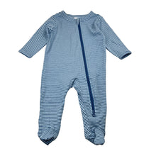 Load image into Gallery viewer, Unisex Anko, soft cotton zip coverall / romper, EUC, size 000,