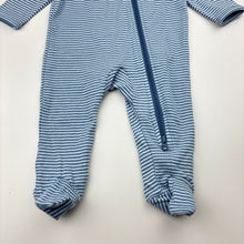 Load image into Gallery viewer, Unisex Anko, soft cotton zip coverall / romper, EUC, size 000,