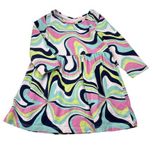 Load image into Gallery viewer, Girls Mango, cotton long-sleeve dress, GUC, size 1, L: 43cm