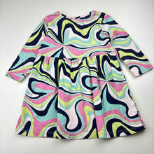 Load image into Gallery viewer, Girls Mango, cotton long-sleeve dress, GUC, size 1, L: 43cm