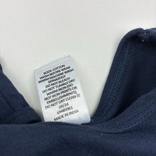 Load image into Gallery viewer, Unisex Target, navy organic cotton bodysuit / romper, GUC, size 0,
