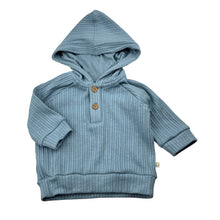 Load image into Gallery viewer, Unisex Target, ribbed long sleeve hooded top, GUC, size 000,