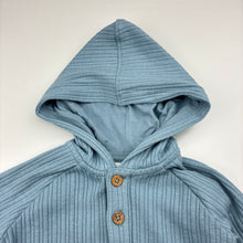 Load image into Gallery viewer, Unisex Target, ribbed long sleeve hooded top, GUC, size 000,