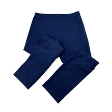 Load image into Gallery viewer, Girls Target, navy stretchy leggings, elasticated, GUC, size 6,