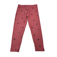 Load image into Gallery viewer, Girls George, floral stretchy leggings, GUC, size 3-4,