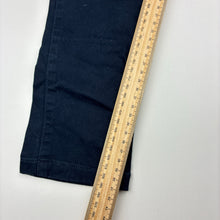 Load image into Gallery viewer, Boys The Children's Place, navy stretch cotton chino pants adjustable, EUC, size 5,