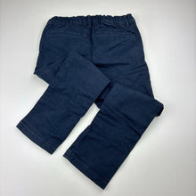 Load image into Gallery viewer, Boys The Children's Place, navy stretch cotton chino pants adjustable, EUC, size 5,