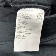 Load image into Gallery viewer, Unisex Uniqlo, soft feel stretchy casual pants adjustable, GUC, size 9-10,